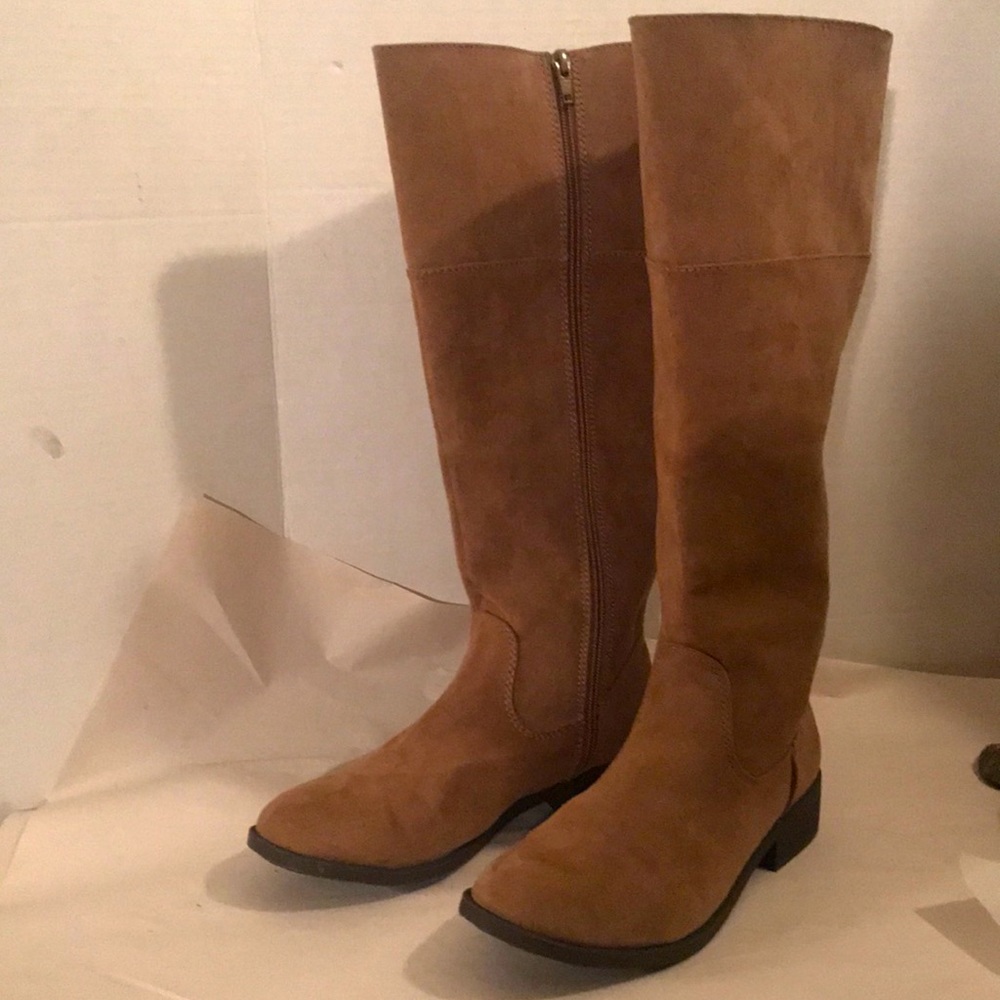 Tall Faux Suede Boots 8 Medium